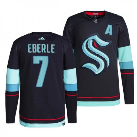 Seattle Kraken Hockeydrakt Eberle 7 Vauthentic Navy Adidas Jordan - Herre